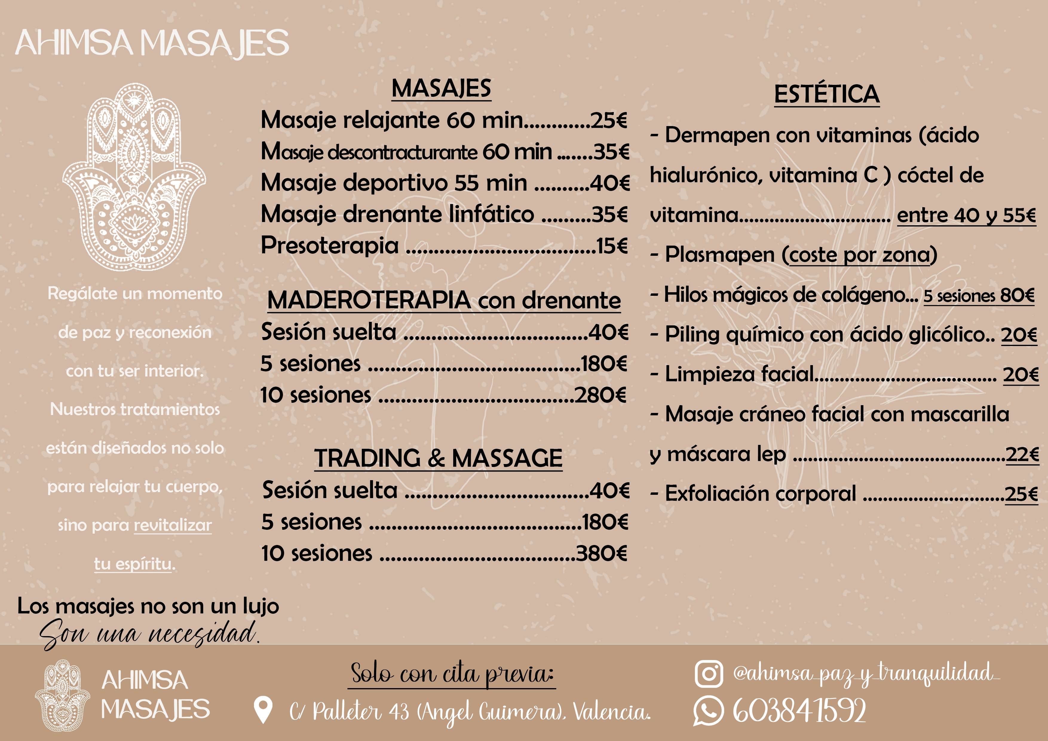 Ahimsa Masajes